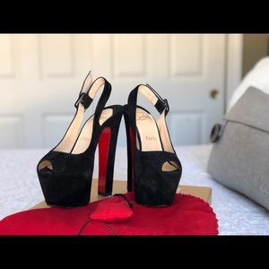 Christian Louboutin tartarina 160 veau Black 35